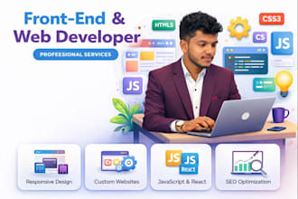 website development as front end developer