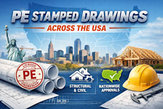 civil and structural engineering pe stamp for maryland, alabama, ohio, michigan