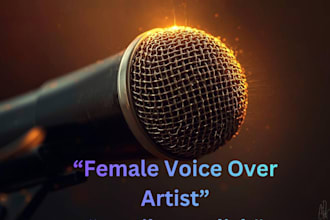 record a clear tamil female voice