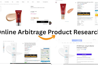 do amazon fba online arbitrage product research for USA UK