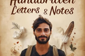 write handwritten letters and notes