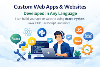 build a responsive web application with backend and database
