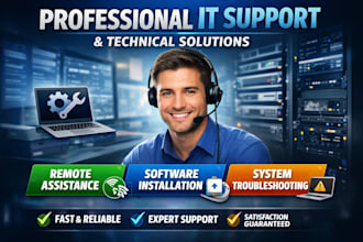 fix IT issues and provide professional technical support