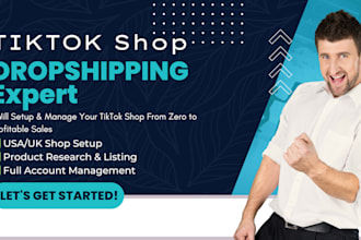 be your tiktok shop manager and dropshipping expert