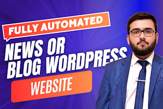 create an autopilot wordpress autoblog or automated news website