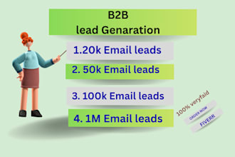do b2b lead generation verified email list building