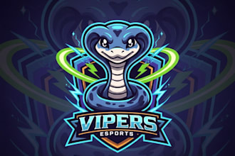 design a snake mascot logo with t shirt design