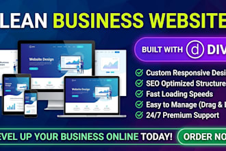 be your divi expert for wordpress website design and customization