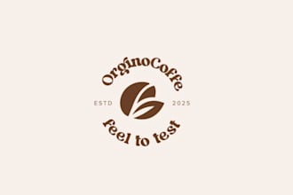 create a modern coffee shop logo