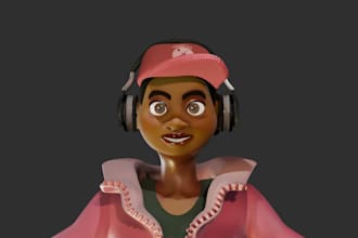 stylized 3d character  ready for games and animation