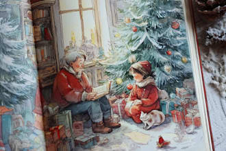 design christian children storybook illustration