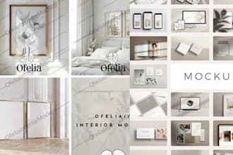 german integrate interior scene in product mockup for ecommerce