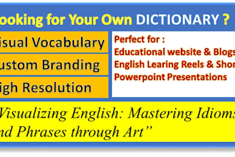 create custom english vocabulary with images