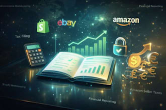provide ecommerce bookkeeping, quickbooks, tax filing