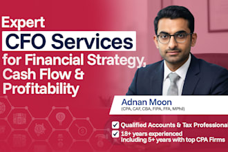 be your cfo for financial strategy and profitability