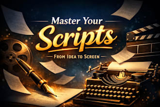 write engaging youtube script, video script and storytelling script writing