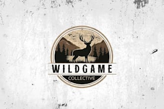 design a awesome hunting logo