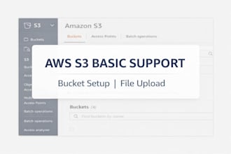 set up AWS s3 static website hosting