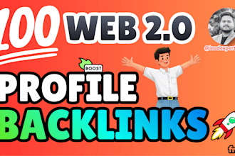 do super effective web 2 0  profile backlinks