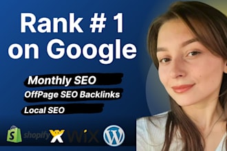 optimiz onpage offpage website SEO service for wordpress shopify wix squarespace