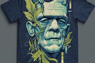 create typography t shirt design and graphic t shirt