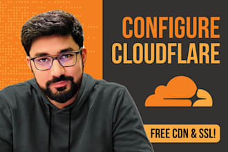 configure the cloudflare for your website
