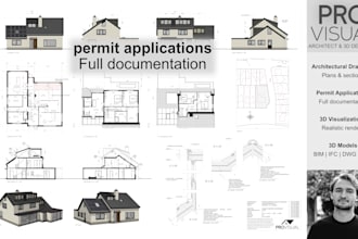 design architectural permit drawings