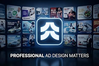 design high converting image ads for facebook and google ads