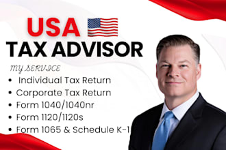 be tax advisor prepare and file form 1040 1040nr 1120 1120s 1065 schedule c k1