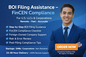 help you file US boi report accurately with fincen compliance