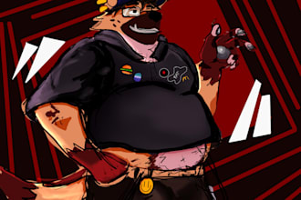 an oc of yours, human and furry