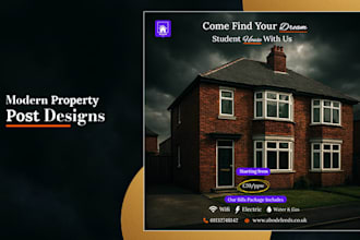 design real estate instagram posts and property ads