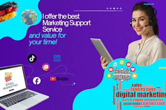 provide social media management and inbox support