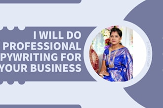 do professional copywriting for your business