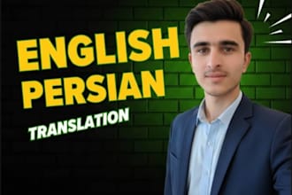 professional english to persian dari translation