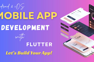 develop flutter app for android and ios