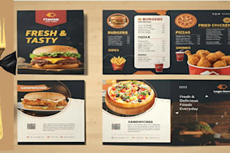 design fast food menus