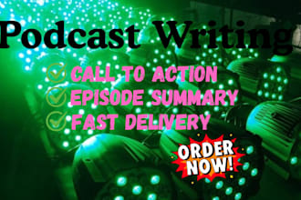 listen and write podcast show notes in a day