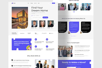 design mortgage website loan website mortgage leads
