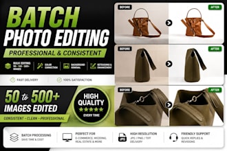 batch edit and retouch multiple photos in photoshop