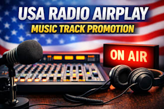 promote your podcast or music on USA radio stations