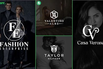 develop logo and brand identity for fashion brand