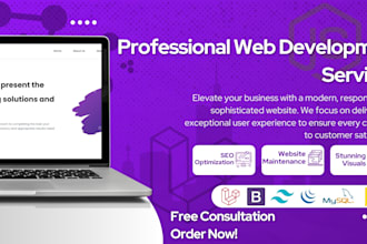 build a professional website for your business or brand