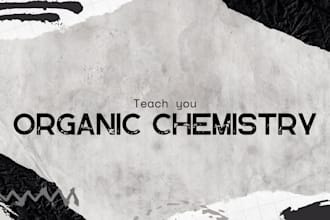 provide professional organic chemistry tutoring