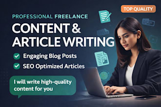 write high quality articles and blog posts
