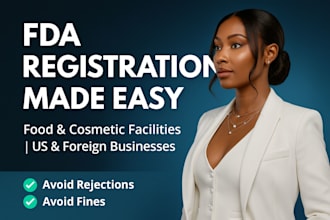 register or update your fda food or cosmetic facility correctly