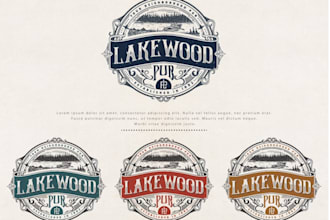 create a awesome badge logo