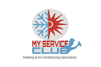 design best quality heating and air conditioning logo