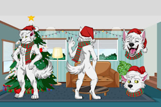 draw furry art, ref sheet, anthro furry oc sfw nsfw