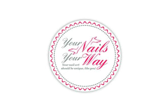 design powerful beauty spa nails brand logo